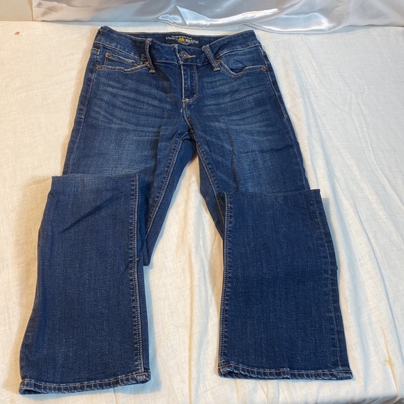 LUCKY BRAND women’s boot blue denim jeans size 25 used - Picture 2 of 6